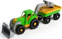 Tupiko Traktor z ładowarką i przyczepą