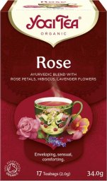  Yogi Tea Yogi Tea, Rose, Herbata z Różą, 17 torebek