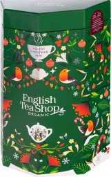 Kalendarz adwentowy English Tea Shop Zestaw herbatek Kalendarz adwentowy Chrismas Tree 25 piramidek BIO 50g