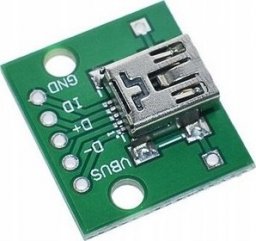 Adapter USB Adapter gniazda Mini USB na PCB do lutowania