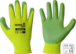  Bradas Rękawice ochronne NITROX MINT, rozmiar 7 nitryl