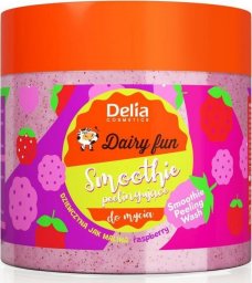  Delia Dairy Fun peelingujące smoothie do mycia ciała Dziewczyna Jak Malina 350ml