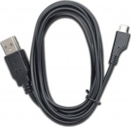 Kabel USB 2GO USB-A - microUSB 1 m Czarny (793878)