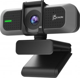 Kamera internetowa j5create j5create JVU430 kamera internetowa 8 MP 3840 x 2160 px USB 2.0 Czarny, Srebrny