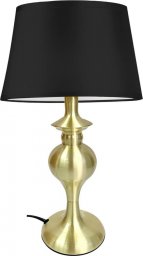 Lampa stołowa Candellux Stojąca lampa stołowa Prima do gabinetu czarna złota