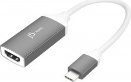 Adapter USB j5create j5create JCA153G zewnętrzna karta graficzna usb 3840 x 2160 px Szary, Biały