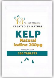  FOREST Vitamin FOREST VITAMIN Kelp Natural Iodine 200mcg 250tabs