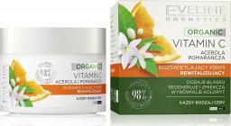  Eveline Organic Vitamin C Rozświetlający Krem rewitalizujący na dzień i noc - każdy rodzaj cery 50ml
