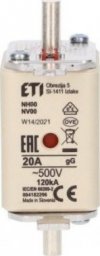 Eti-Polam Wkładka bezpiecznikowa KOMBI NH00 gG 20A/500V 004182206 /3szt./