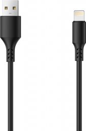 Kabel USB TelForceOne Setty kabel USB - Lightning 1,0 m 2A czarny
