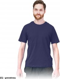  R.E.I.S. TSR-REGU - t-shirt męski o standardowym kroju, 100% bawełna - granatowy 3XL