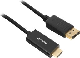 Adapter AV Sharkoon Sharkoon Displayport 1.2 to HDMI 4K Black 3m ACTIVE 4Kx2K 60hz cable adapter
