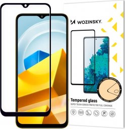  Wozinsky Wozinsky Full Glue szkło hartowane Xiaomi Poco M5 na cały ekran z ramką czarny (case friendly)