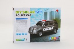  Zabawka Solarna Samochód - Auto Radiowóz Policja - zestaw do samodzielnego złożenia