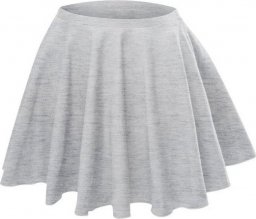  RENNWEAR Rozkloszowana spódniczka z koła - melanż szary 128-134 cm