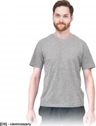  R.E.I.S. TSR-REGU - t-shirt męski o standardowym kroju, 100% bawełna - ciemnoszary S