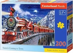  Castorland Puzzle 200 Santa's Coming to Town CASTOR