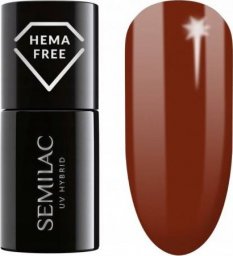 Semilac SEMILAC Lakier hybrydowy 418 Red Hot Beach (HEMA free) 7ml