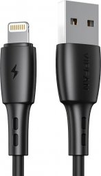 Kabel USB Vipfan USB-A - Lightning 2 m Czarny (X05LT-2m-black)