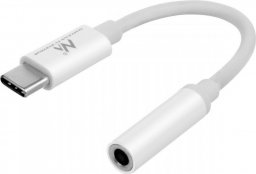 Adapter USB Maclean Adapter USB Type-C - 3,5mm mini jack Maclean, cyfrowy układ scalony, obsługa 99% urządzeń na rynku, MCTV-847