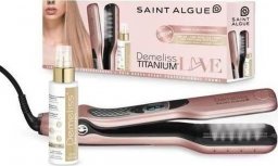 Saint Algue SAINT ALGUE Demeliss TITANIUM Love Edition Prostownica kolorowa Steam GOLD ROSE + zabieg odzywczy 100 ml Kera-PROTEIN