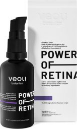 Veoli Botanica Power Of Retinal aktywny krem przeciwzmarszczkowy na noc z retinalem 0,075% i kompleksem składników łagodzących 40m