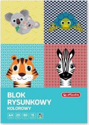  Herlitz Blok rysunkowy A4/20K kolor Cute Animals (10szt)