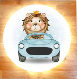  naSciane Lampka nocna LED lew samochodzie autko dla dziecka