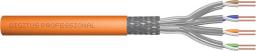  Digitus Kabel instalacyjny S-FTP, PIMF, CAT7, 4x2xAWG23/1, 100 Ohm, LSOH, 100m, pomarańczowy (DK-1743-VH-1)