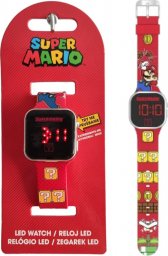 Euroswan Zegarek dziecięcy na rękę cyfrowy Super Mario
