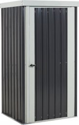 Beliani Stalowy domek narzędziowy szary UMBRIA!