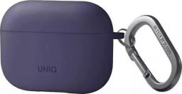  Uniq UNIQ etui Nexo AirPods Pro 2 gen + Ear Hooks Silicone purpurowy/fig purple