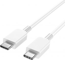 Kabel USB 4kom.pl USB-C - USB-C 1 m Biały