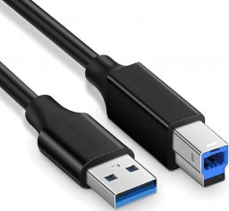 Kabel USB Xtreme USB-A - USB-B 1.8 m Czarny