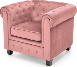  Selsey SELSEY Fotel kubełkowy Visaus pikowany velvet różowy