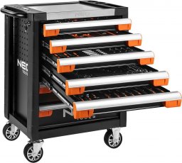 Wózek narzędziowy Neo 7 szuflad z wyposażeniem (84-220+G)