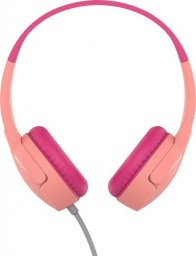 Słuchawki Belkin Belkin SoundForm Mini Zestaw słuchawkowy Przewodowa Opaska na głowę Połączenia/Muzyka/Sport/Codzienność Różowy