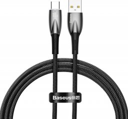 Kabel USB Baseus USB-A - USB-C 1 m Czarny (BSU3849)