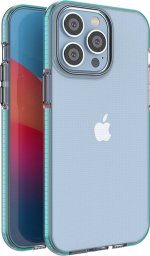  Hurtel Spring Case etui iPhone 14 Pro Max silikonowy pokrowiec z ramką jasnoniebieskie