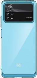  Hurtel Outer Space Case etui Xiaomi Poco X4 Pro 5G pokrowiec z elastyczną ramką niebieskie