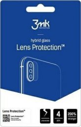  3MK Szkło hybrydowe na obiektyw aparatu 3MK Lens Protect TCL 405 [4 PACK]