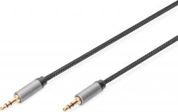 Kabel Digitus Jack 3.5mm - Jack 3.5mm 1.8m czarny (DB-510110-018-S)
