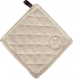 Excellent Houseware Łapka kuchenna ochronna bawełniana beżowa / podkładka pod garnek