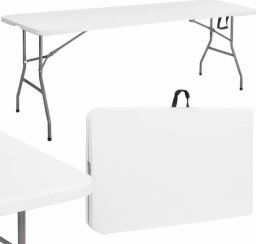  Springos Stół składany cateringowy 240 cm biały