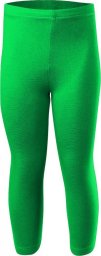  RENNWEAR Legginsy z nogawką 3/4 sportowe damskie męskie dziecięce bawełniane zielony 110 cm