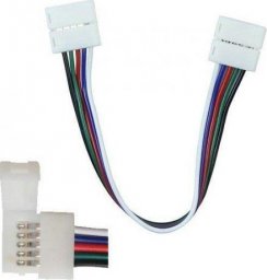  V-TAC Konektor Złączka Taśm LED V-TAC Taśma-Przewód-Taśma do Taśm LED 5050 10mm RGBW V-TAC