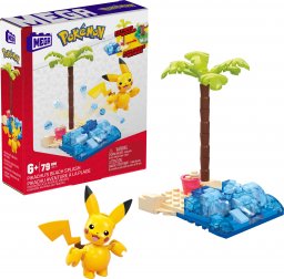  Mattel MEGA Pokemon Pikachu na plaży Zestaw klocków HDL76