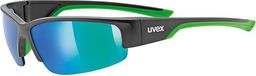  Uvex Okulary sportowe Sportstyle 215 black-green (53/0/617/2716/UNI)