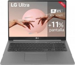 Laptop LG Notebook LG 17U70Q 17" i7-1260P 16GB RAM 1TB SSD Qwerty Hiszpańska