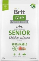  Brit Brit Care Dog Sustainable Senior Chicken Insect 3kg